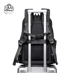 تصویر اختصاصی از قابلیت اتصال به دستهٔ چمدان کوله‌پشتی آرکتیک هانتر کد b00449-1 در رنگ مشکی