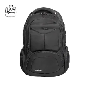 تصویر اختصاصی از نمای جلوی کوله‌پشتی بنلتون کد ۱۰۰ در رنگ مشکی