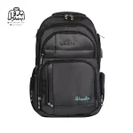 تصویر اختصاصی از نمای جلوی کوله‌پشتی بنلتون کد ۱۰۱ در رنگ مشکی