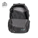 تصویر اختصاصی از زیپ باز کوله‌پشتی بنلتون کد ۱۰۱ در رنگ مشکی