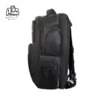 تصویر اختصاصی از نمای کناری کوله‌پشتی مندوزا کد ۱۰۱ در رنگ مشکی