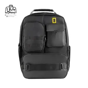 تصویر اختصاصی از نمای جلوی کوله‌پشتی نشنال جئوگرافی کد ۱ در رنگ مشکی