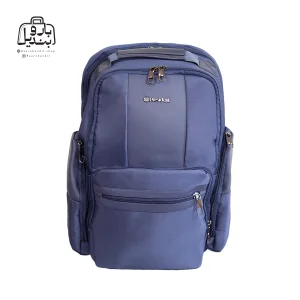 تصویر اختصاصی از نمای جلوی کوله‌پشتی پرزیدنت کد ۶۱۶۰ در رنگ سرمه‌ای