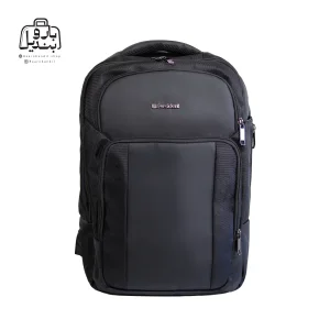 تصویر اختصاصی از نمای جلوی کوله‌پشتی پرزیدنت کد ۶۱۷۹ در رنگ مشکی