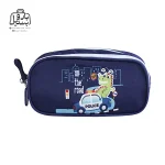 تصویر اختصاصی از جامدادی کوله پشتی مدرسه هونکا ۲۶۱۹ طرح دایناسور در رنگ سرمه‌ای