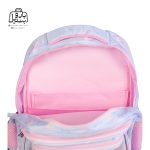 تصویر اختصاصی از زیپ باز کوله پشتی مدرسه هونکا ۲۶۱۹ طرح کرومی در رنگ آبی