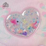 تصویر اختصاصی از جزئیات کوله پشتی مدرسه هونکا ۲۶۲۳ در رنگ صورتی