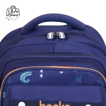 تصویر اختصاصی از دستهٔ کوله پشتی مدرسه هونکا ۳۳۱۳ در رنگ سرمه‌ای