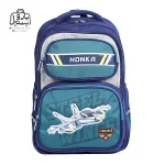 تصویر اختصاصی از نمای جلوی کوله پشتی مدرسه هونکا ۳۳۱۶ در رنگ سبز