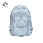 تصویر اختصاصی از نمای جلوی کوله پشتی مدرسه ingenium کد ۰۰۰۹ در رنگ آبی