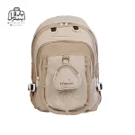 تصویر اختصاصی از نمای جلوی کوله پشتی مدرسه ingenium کد ۰۰۰۹ در رنگ شکلاتی