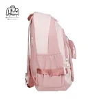 تصویر اختصاصی از نمای کناری کوله پشتی مدرسه ingenium کد ۰۰۰۹ در رنگ صورتی