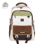 تصویر اختصاصی از نمای جلوی کوله پشتی مدرسه لاتین شیپ ۱۷۰۱ در رنگ شکلاتی