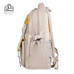 تصویر اختصاصی از نمای کناری کوله پشتی مدرسه لاتین شیپ ۱۷۰۱ در رنگ کرم