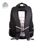 تصویر اختصاصی از نمای پشتی کوله پشتی مدرسه لاتین شیپ ۸۲۰۲۶ در رنگ مشکی