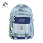 تصویر اختصاصی از نمای جلوی کوله پشتی مدرسه یونیک ۱۰۱۱ در رنگ آبی