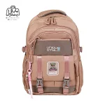 تصویر اختصاصی از نمای جلوی کوله پشتی مدرسه یونیک ۱۰۱۱ در رنگ صورتی چرک