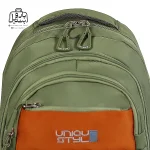 تصویر اختصاصی از دستهٔ کوله پشتی مدرسه یونیک ۱۰۱۱ در رنگ سبز