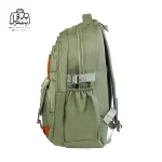 تصویر اختصاصی از نمای کناری کوله پشتی مدرسه یونیک ۱۰۱۱ در رنگ سبز