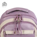 تصویر اختصاصی از دستهٔ کوله پشتی مدرسه یونیک ۱۰۱۴ در رنگ یاسی