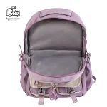 تصویر اختصاصی از زیپ باز کوله پشتی مدرسه یونیک ۱۰۱۴ در رنگ یاسی