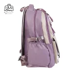 تصویر اختصاصی از نمای کناری کوله پشتی مدرسه یونیک ۱۰۱۴ در رنگ یاسی