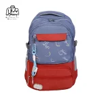 تصویر اختصاصی از نمای جلوی کوله پشتی مدرسه یونیک ۱۰۳۳ در رنگ آبی