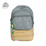 تصویر اختصاصی از نمای جلوی کوله پشتی مدرسه یونیک ۱۰۳۳ در رنگ سبز