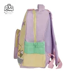 تصویر اختصاصی از نمای کناری کوله پشتی مهد کودکی you cute کد ۳۴۱۸ در رنگ زرد یاسی