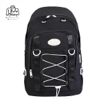 تصویر اختصاصی از نمای جلوی کوله پشتی مدرسه زاندی ۰۰۰۸ در رنگ مشکی