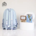 تصویر اختصاصی از نمای پشتی کوله پشتی مدرسه زاندی ۰۰۰۸ در رنگ آبی