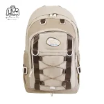 تصویر اختصاصی از نمای جلوی کوله پشتی مدرسه زاندی ۰۰۰۸ در رنگ کرم