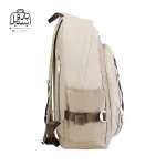 تصویر اختصاصی از نمای کناری کوله پشتی مدرسه زاندی ۰۰۰۸ در رنگ کرم