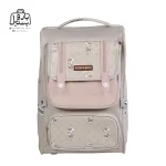 تصویر اختصاصی از نمای جلوی کوله پشتی مدرسه زاندی ۱۱۷۸ در رنگ کرم