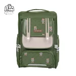 تصویر اختصاصی از نمای جلوی کوله پشتی مدرسه زاندی ۱۱۷۸ در رنگ سبز