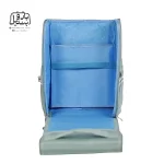 تصویر اختصاصی از زیپ باز کوله پشتی مدرسه زاندی ۱۱۷۸ در رنگ سبز پاستیلی