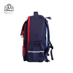 تصویر اختصاصی از نمای کناری کوله پشتی مدرسه زاندی ۱۱۸۷ در رنگ قرمز