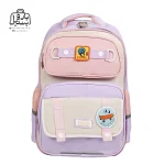 تصویر اختصاصی از نمای جلوی کوله پشتی مدرسه زاندی ۱۲۲۶ در رنگ یاسی