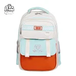 تصویر اختصاصی از نمای جلوی کوله پشتی مدرسه زاندی ۱۲۲۷ در رنگ آبی پاستیلی