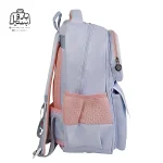 تصویر اختصاصی از نمای کناری کوله پشتی مدرسه زاندی ۱۲۵۳ در رنگ آبی روشن