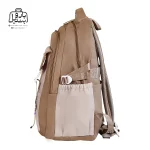 تصویر اختصاصی از نمای کناری کوله پشتی مدرسه زاندی ۳۶۴۱ در رنگ کرم