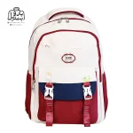 تصویر اختصاصی از نمای جلوی کوله پشتی مدرسه زاندی ۳۶۴۷ در رنگ زرشکی