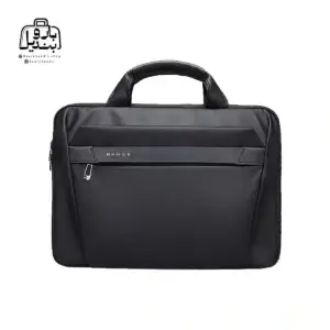 تصویر اختصاصی از نمای جلوی کیف دستی لپ‌تاپی بنج Bange کد ۲۵۵۸ در مشکی
