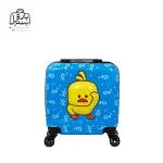تصویر اختصاصی از نمای جلوی چمدان بچگانه جوجه در رنگ آبی