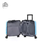 تصویر اختصاصی از زیپ باز چمدان بچگانه جوجه در رنگ آبی