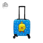 تصویر اختصاصی از دستهٔ ترولی (کشنده) چمدان بچگانه جوجه در رنگ آبی