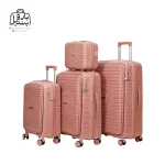 تصویر اختصاصی از ست چهار تکه چمدان هرموسا پرو در رنگ کالباسی