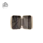 تصویر اختصاصی از زیپ باز چمدان هرموسا پرو در رنگ کرمی