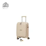 تصویر اختصاصی از چرخ چمدان هرموسا پرو در رنگ کرمی