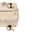 تصویر اختصاصی از چرخ چمدان هرموسا پرو در رنگ کرمی